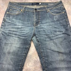 Vigoss Size 7 Skinny Medium Wash Jeans 33x28 (F9)